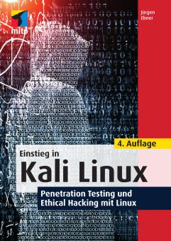 Einstieg in Kali Linux – Buchcover von Jürgen Ebner